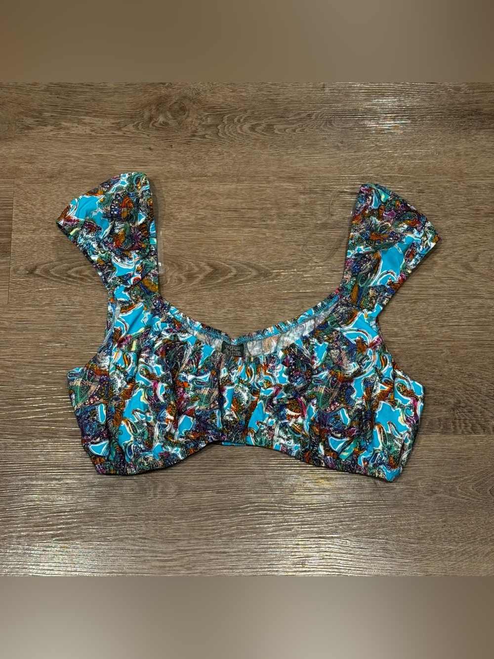 wild fable Turquoise Paisley Scoop Neck Camisole